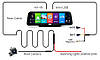 DVR E98 Відеореєстратор на торпеду - 2 камери / GPS / 10" IPS Екран / 4Ядра / 32Gb / 2Gb Ram / Android /4G, фото 6