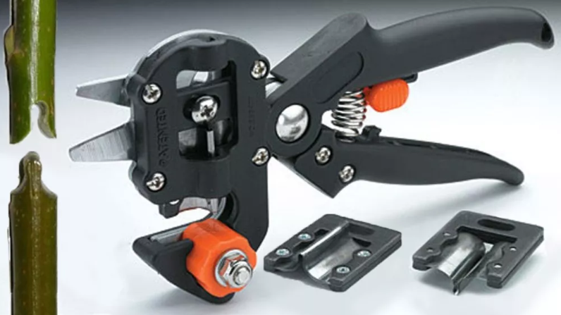 Секатор Прививочный с 3 ножами для обрезки прививки деревьев, фото 1