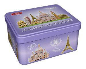 Настільна гра "Галопом по Європах" у жерстяній коробці (карткова версія) ARTOS GAMES