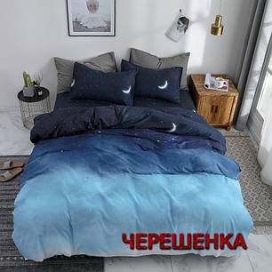 Тканина для постільної білизни Бязь "Gold" Lux GL3753 (50м) принт нічне небо, фото 1