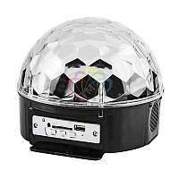 MP3 Диско-куля проектор LED Crystal Magic Ball Light колонка БЕЗ БЛЮТУЗ, фото 2