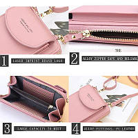 Сумка-портмоне-клатч 3 в 1 Baellerry Originally From Korea, фото 3