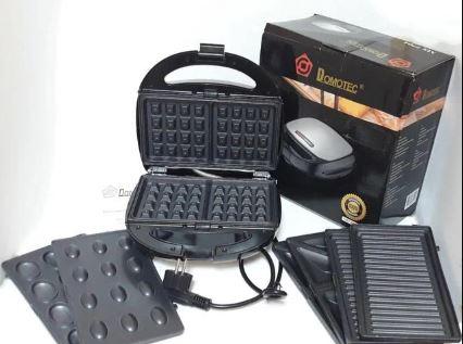 Бутербродниця гриль 4в1 Domotec, фото 1