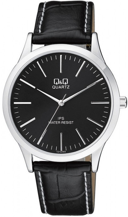 Чоловічі класичні наручний годинник Q&Q C212 чорні