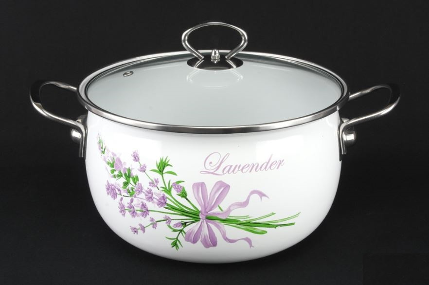 Каструля емальована A-PLUS 5.0 л 24 см, фото 1