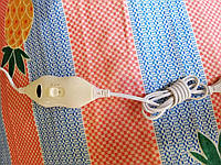Электропростынь electric blanket 150*120 в коробці яскраві кольори, фото 4