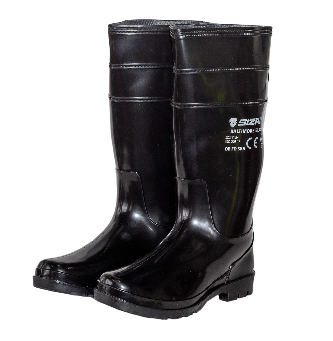 Sizam чоботи робочі захисні з ПВХ, розмір 36, Baltimore Light Black 36339