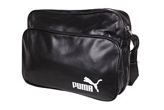 Спортивна сумка зі штучної шкіри sport30240726 чорна, фото 3
