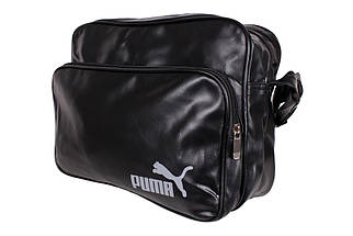 Спортивна сумка зі штучної шкіри sport30240733 чорна, фото 3