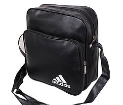 Спортивна сумка зі штучної шкіри sport303576 чорна, фото 3