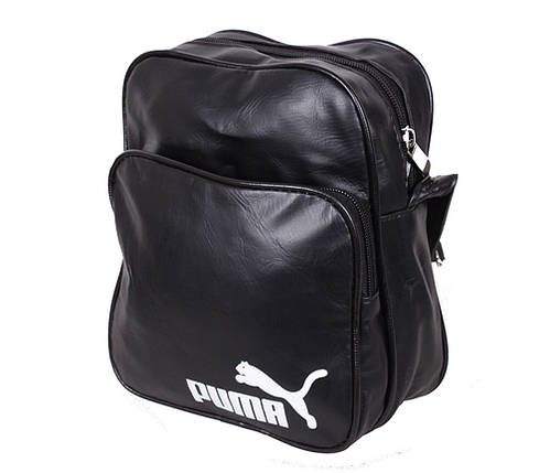 Спортивна сумка зі штучної шкіри sport303635 чорна, фото 1