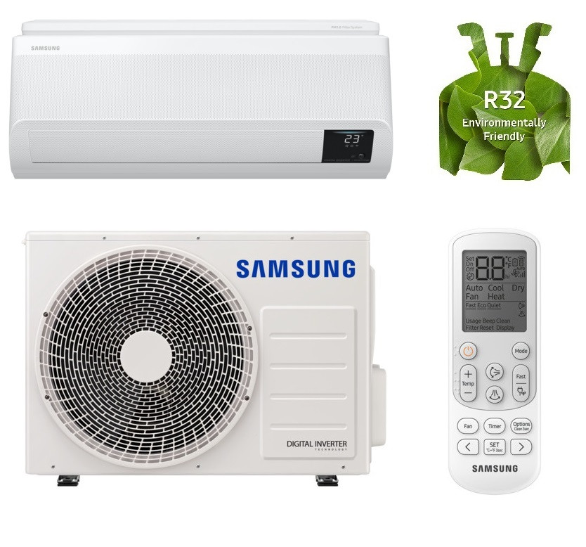 Кондиціонер Samsung AR09AXAAWKNER серії Elite WindFree Wi-Fi-PM1.0-MDS