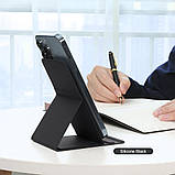 Магнітна підставка Nillkin для MagSafe (SnapBase Magnetic Stand) Leather Black Чорний, фото 5