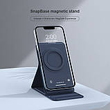 Магнітна підставка Nillkin для MagSafe (SnapBase Magnetic Stand) Leather Purple, фото 5