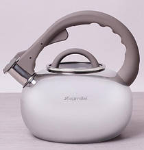 Чайник Kamille Whistling Kettle-I 2.8 л зі свистком і скляною кришкою 0687А