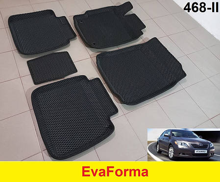 3D килимки EvaForma на Toyota Camry V40 '06-11, килимки ЕВА, фото 2