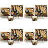 Сервіз столовий на 4 персони кераміка 12 предметів "Тосканський натюрморт" з квадратними тарілками, фото 4