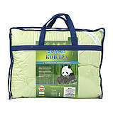 Бамбукове укривало 140х205 демісезонне салатове стьобане мікрофібра бамбук (321.52БКУ), фото 6