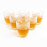 Набір із 6-ти прозорих склянок для напоїв із візерунками Corinto Maison, фото 6