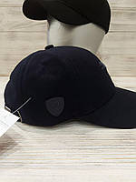 Кепка бейсболка мужская женская хлопковая с вышитым логотипом бренда PUMA черная