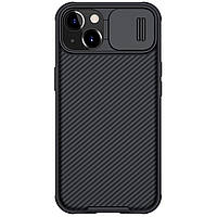 Магнитный чехол Nillkin для Apple iPhone 13 (CamShield Pro Magnetic Case) Black с защитой камеры