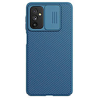 Защитный чехол Nillkin для Samsung Galaxy M52 5G (CamShield Case) Blue с защитой камеры