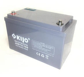 Акумулятор гелевий Kijo JDG 12V 100Ah GEL для сонячних електростанцій і джерел безперебійного живлення, фото 3