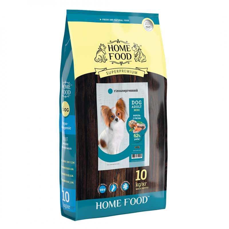 Home Food (Хоум Фуд) Гіпоалергенний сухий корм «Форель з Рисом та Овочами для дорослих собак 3 кг MAXI