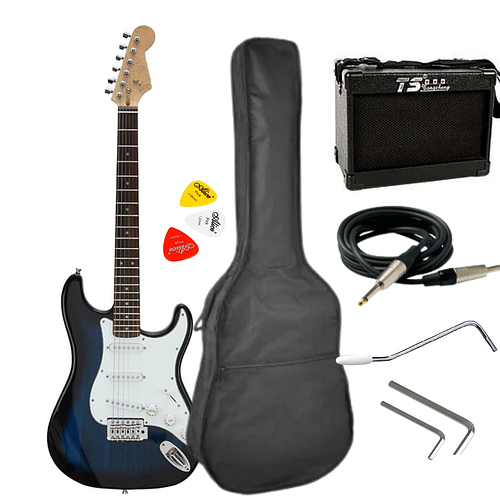 Набор электро гитара J8 HMG BL 101 +чехол MusicBag +комбоусилитель (ID ...