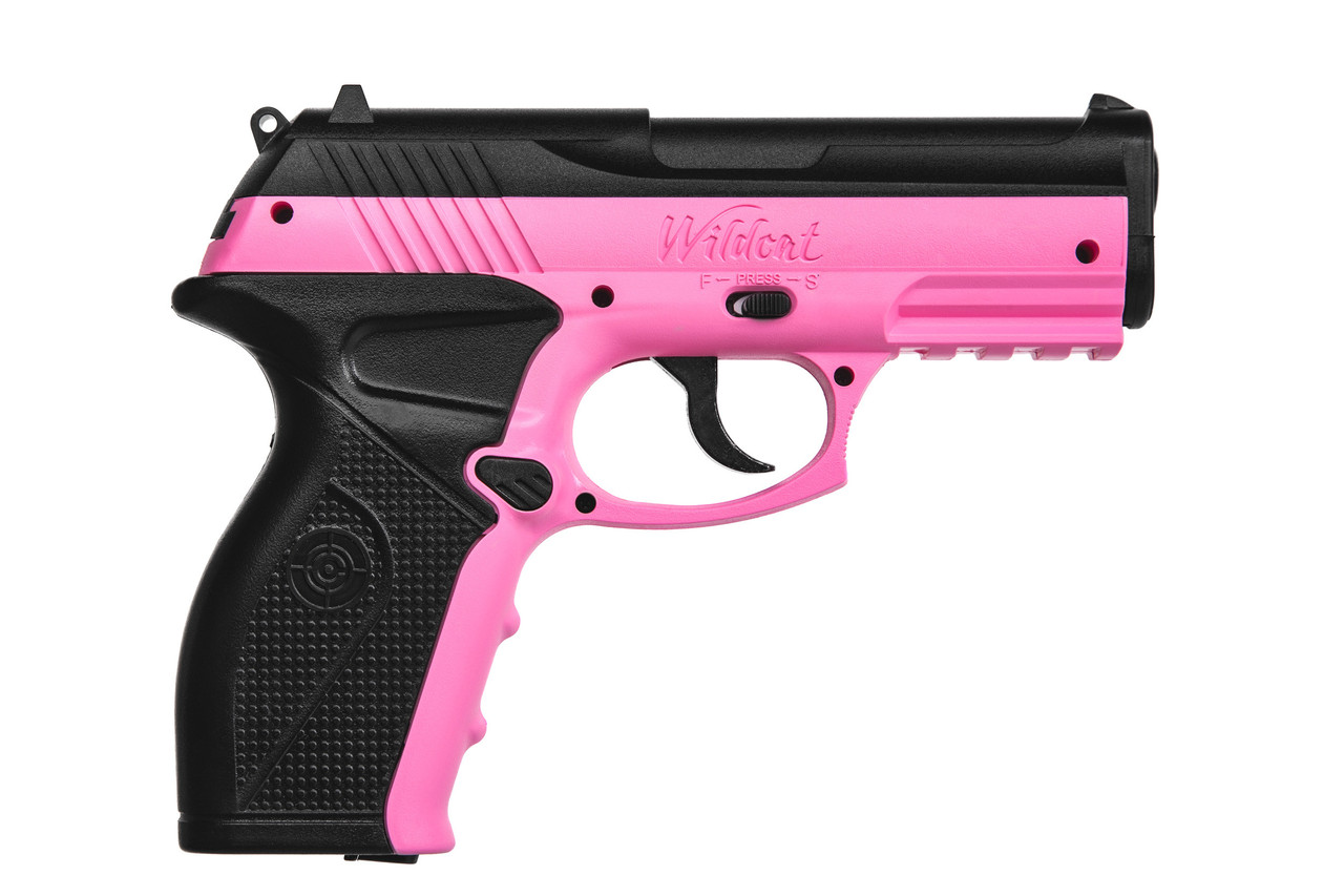 Пневматичний пістолет CROSMAN Wildcat (рожевий, з кобурою)