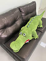 Плюшевая длинная подушка-обнимашка для сна Крокодил, 160 см