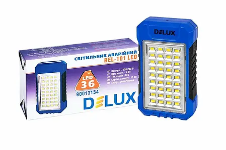 LED світильник аварійний DELUX REL-101 4W 36LED IP20 90017676, фото 2