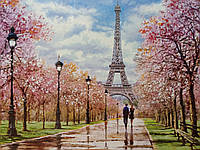 Пазлы «Романтическая прогулка в Париже» 1000 элементов 68*47 см Касторленд ТМ Castorland