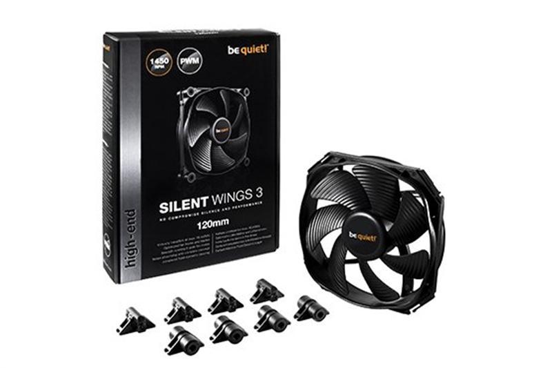 Вентилятор be quiet! SilentWings 3 120mm PWM (BL066), 120x120x25 мм, 4-pin, чорний