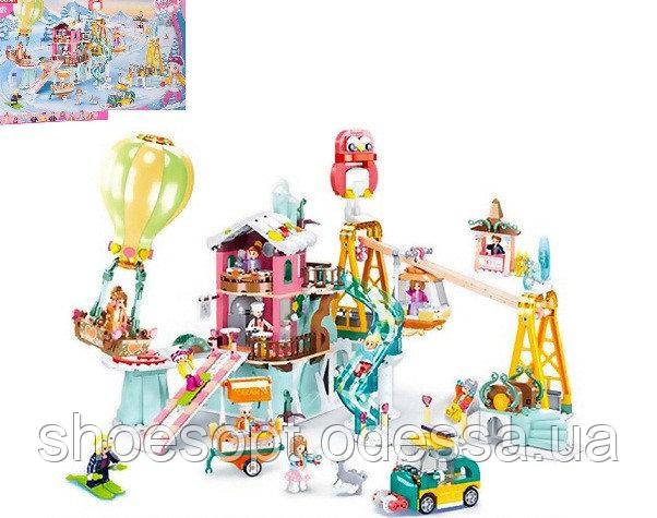 Конструктор Зимовий центр розваг: 1065 деталей, 11 фігурок, фото 1