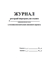 Журнал реєстрації мікротравм, що сталися з учасниками навчально-виховного процесу