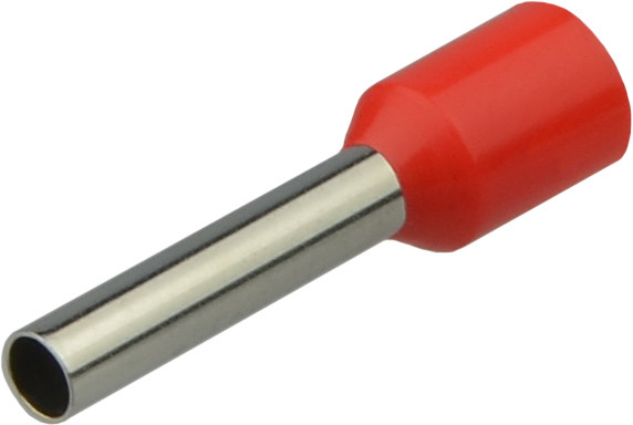 Наконечники трубчасті НТ 2,5-12 червоні (100шт) АСКО-УКРЕМ (A0060010048), фото 1