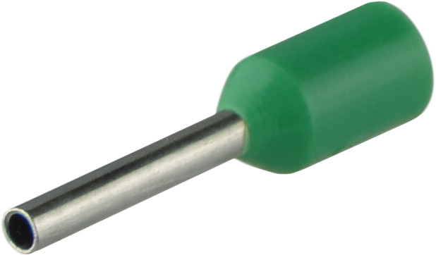 Наконечники трубчасті НТ 0,5-08 зелені (100шт) АСКО-УКРЕМ (A0060010091), фото 1