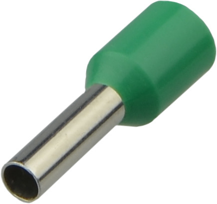 Наконечники трубчасті НТ 0,75-08 зелені (100шт) АСКО-УКРЕМ (A0060010092), фото 1