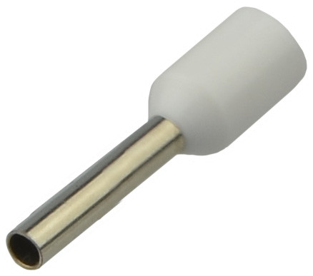 Наконечники трубчасті НТ 0,75-10 білі (100шт) АСКО-УКРЕМ (A0060010113), фото 1