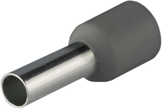 Наконечники трубчасті НТ 4,0-09 сірі (100шт) АСКО-УКРЕМ (A0060010117), фото 1