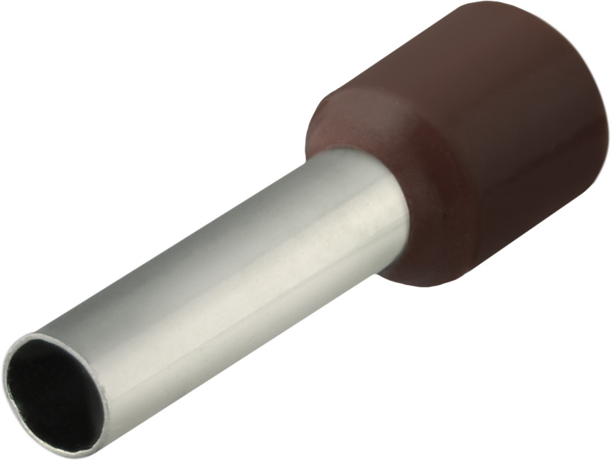 Наконечники трубчасті НТ 10,0-18 коричневі (100шт) АСКО-УКРЕМ (A0060010121), фото 1