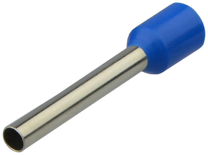 Наконечники трубчасті НТ 2,5-12 сині (100шт) АСКО-УКРЕМ (A0060010026), фото 1