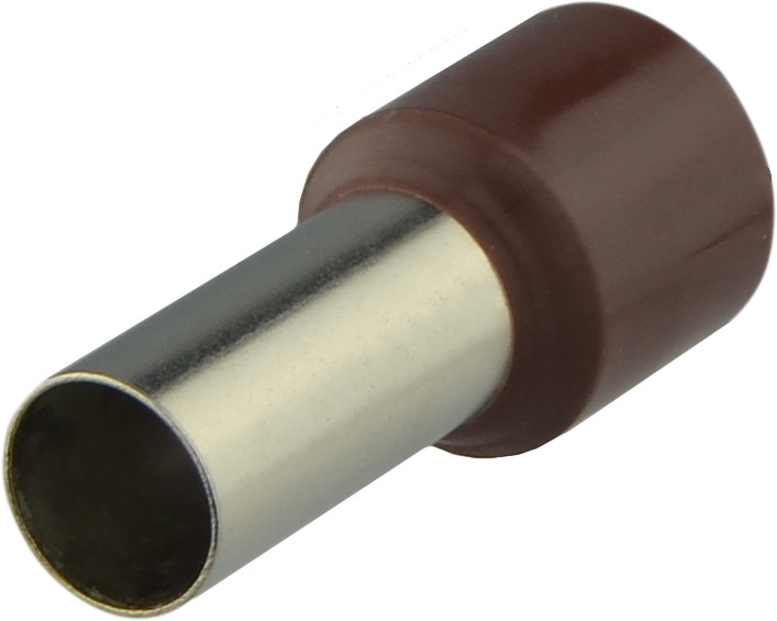 Наконечники трубчасті НТ 25,0-16 коричневі (100шт) АСКО-УКРЕМ (A0060010034), фото 1