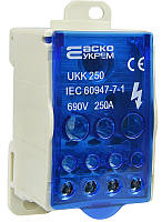 Розподільчі блоки на DIN–рейку серії JHUKK