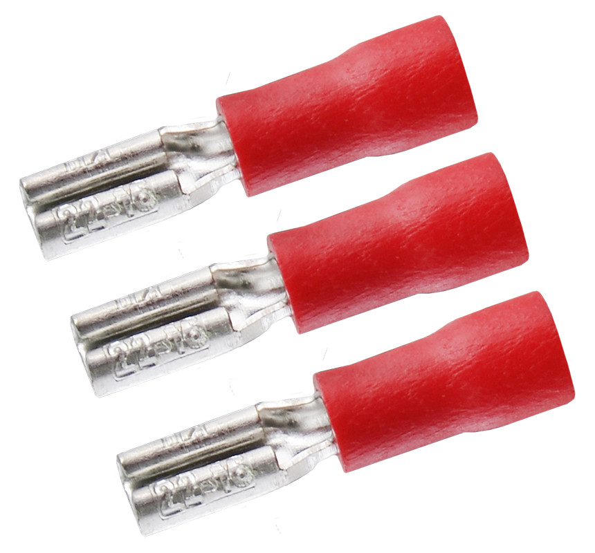 Конектори плоскі з частковою ізоляцією "мама" FDD1,25-110 2,8x0,5/0,8 (упак 100 шт.) АСКО-УКРЕМ, фото 1