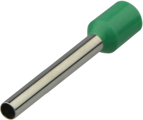 Наконечники трубчасті НТ 1,0-12 зелені (100шт) АСКО-УКРЕМ (A0060010151), фото 1