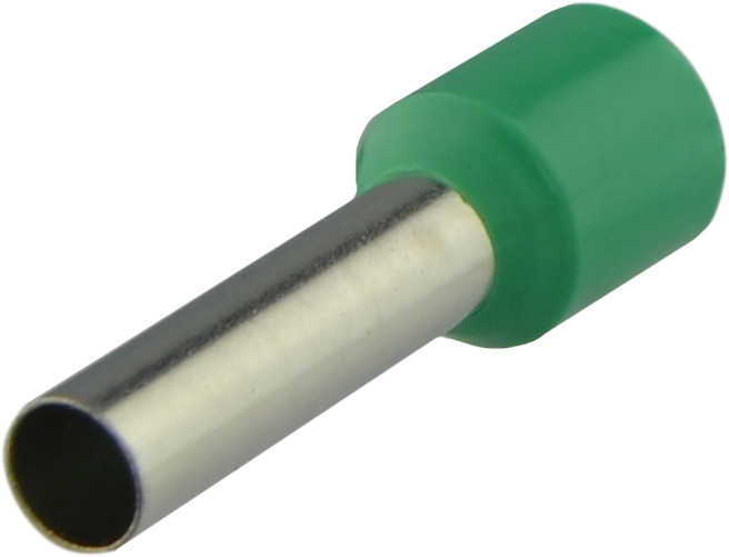 Наконечники трубчасті НТ 10,0-18 зелені (100шт) АСКО-УКРЕМ (A0060010154), фото 1