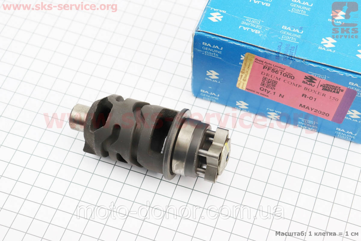 Вал КПП (трансмісії) для мотоцикла BAJAJ BOXER 150cc # "PF561000", фото 1