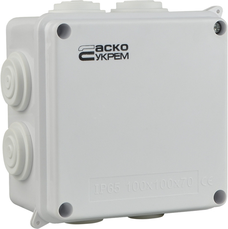 Розподільча  коробка TY-RA 100*100*70 АСКО-УКРЕМ (A0150170018), фото 1